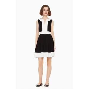 Women's Kate Spade New York Ponte Knit Colorblock Dress sz 10 Minimalist Career